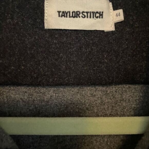 Taylor Stitch Maritime Wool Blend Dark Gray Substantial Shirt Jacket Size 44(XL) - Picture 7 of 16